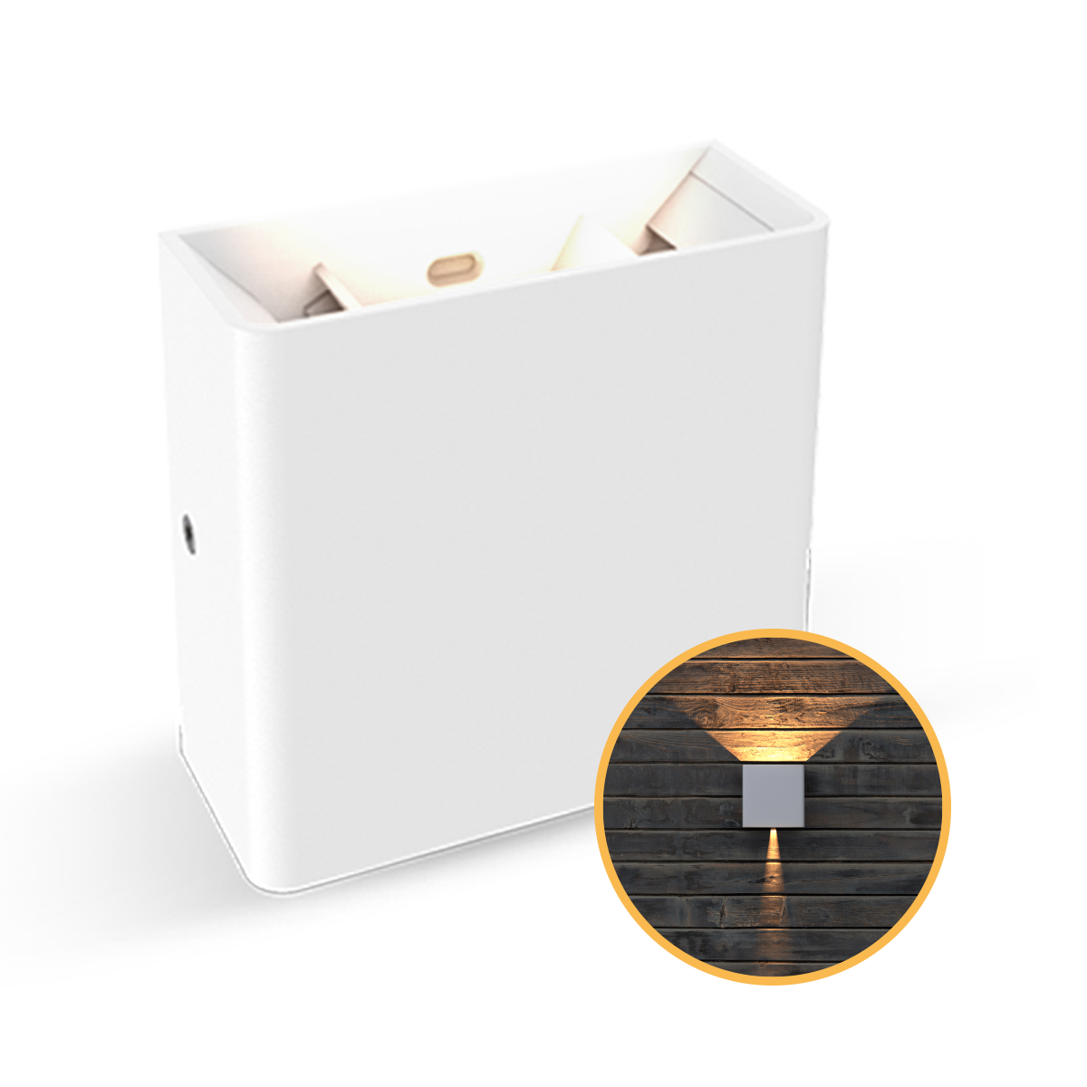 Arandela Led Externa Duplo Facho 4w 3000K Branco Quente Alut - ALUT