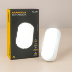 Arandela Led Tartaruga 20w 6500k Branco Frio IP65 Bivolt Branco Alut - ALUT