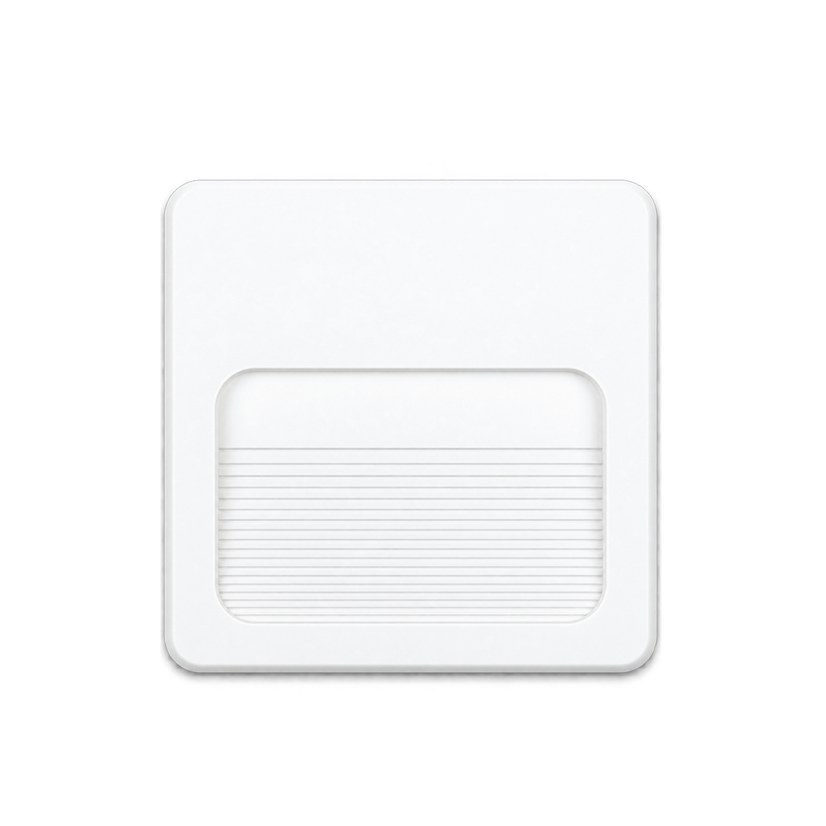 Balizador Led Guia 4x4 2w 3000K Branco Quente Bivolt Ip65 Branco Fosco Alut - ALUT