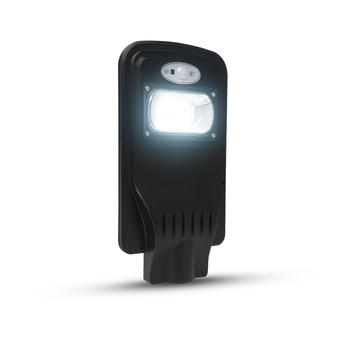 Luminária Led Poste Solar Branco Frio 6500k 40w Ip65 Alut