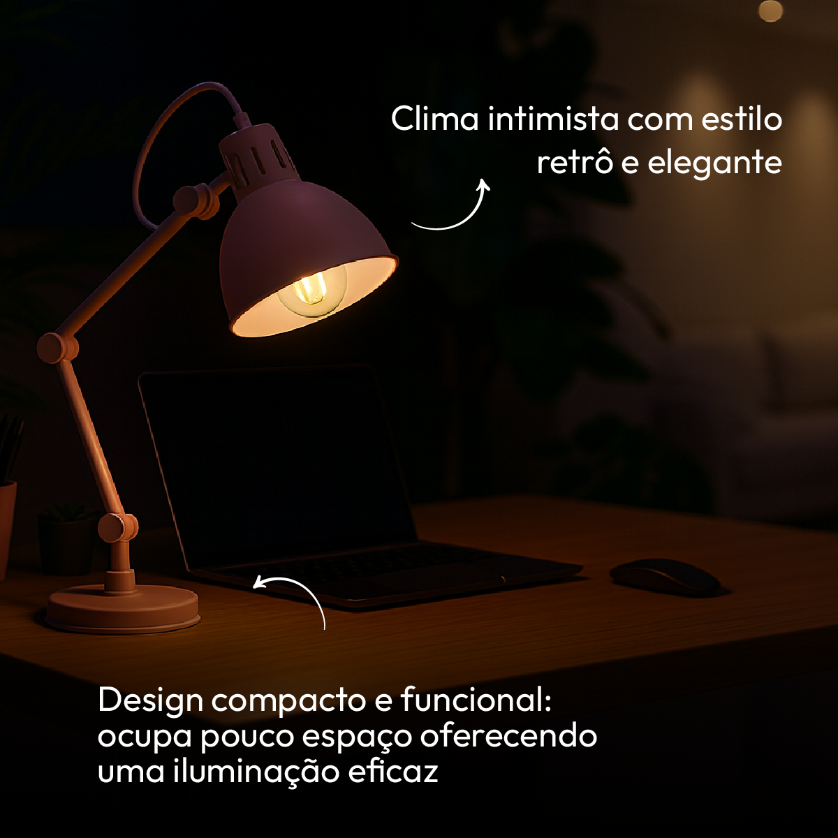 Luminária De Mesa Led Lumix Rosa Bivolt 25w E27 Alut