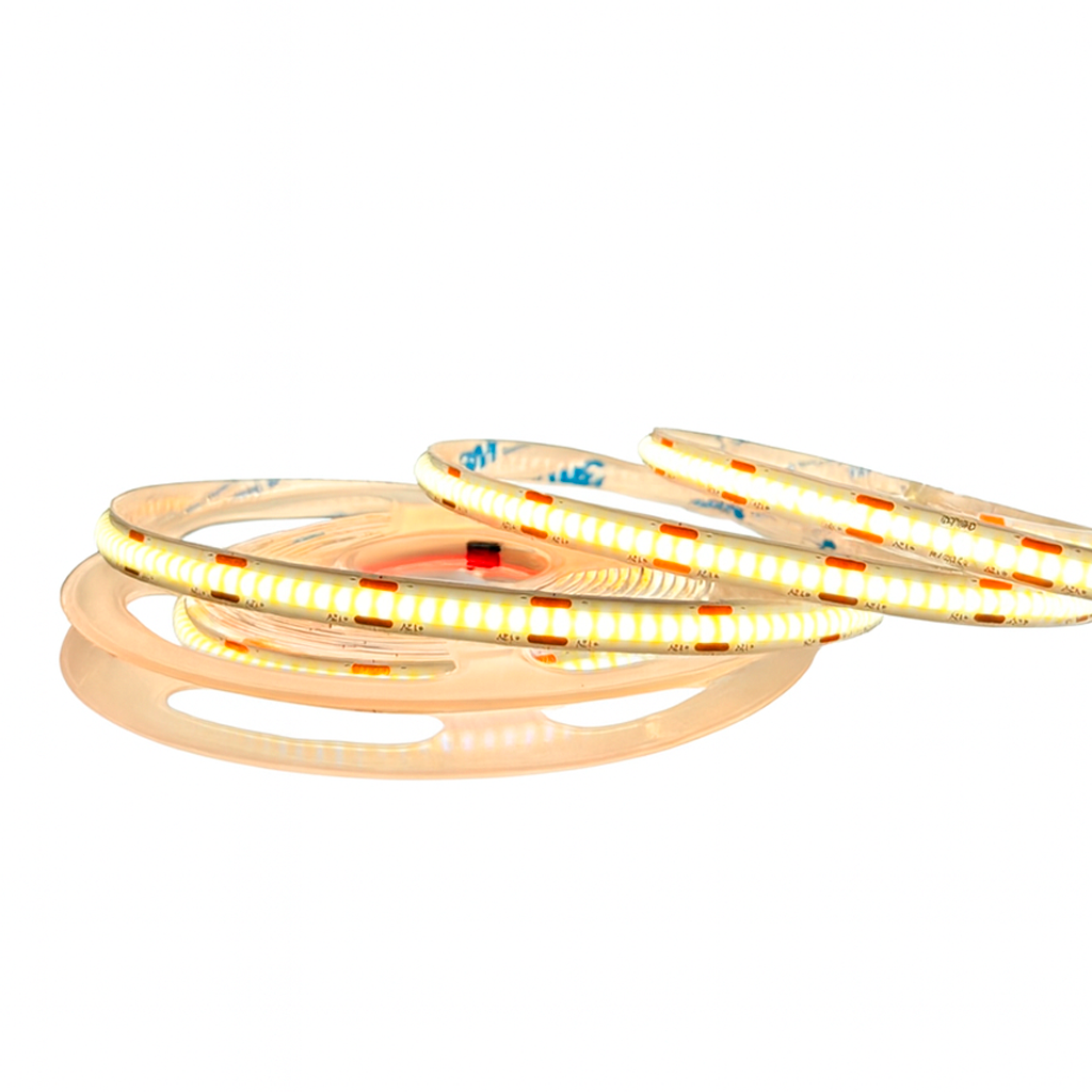 Fita Led 5m Cob 15w 2700k Branco Quente 12v Alut