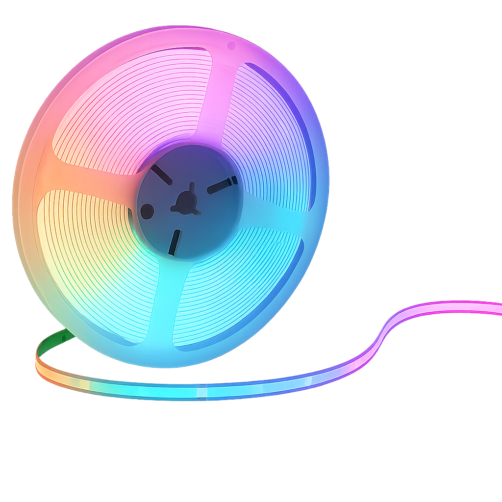 Fita Led de 5m 320 Leds Cob 8w RGB Colorido 12v Alut