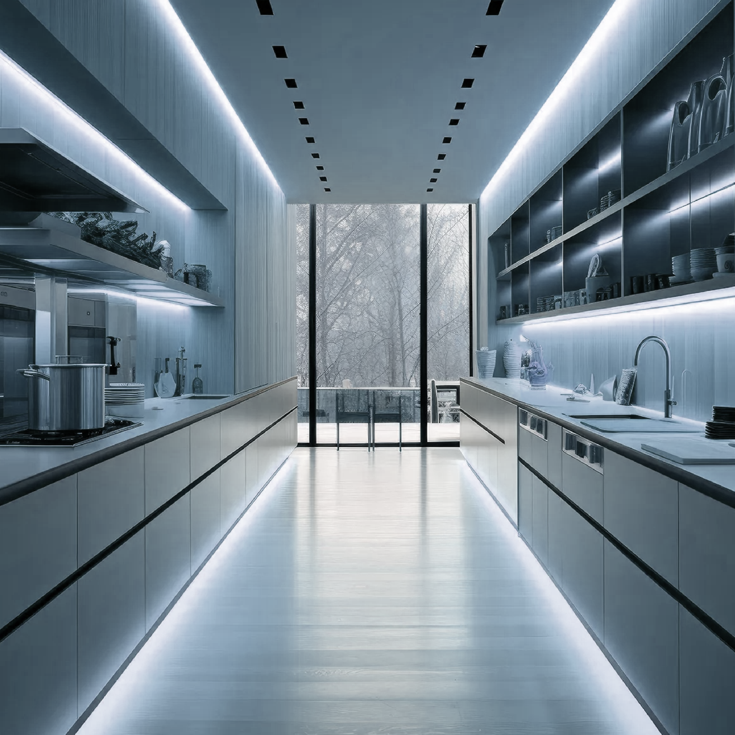 Fita Led Celeste 5m 10w 6500k Branco Frio 12v Alut