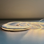 Fita Led Celeste 5m Slim 8w 3000k Branco Quente 12v Alut