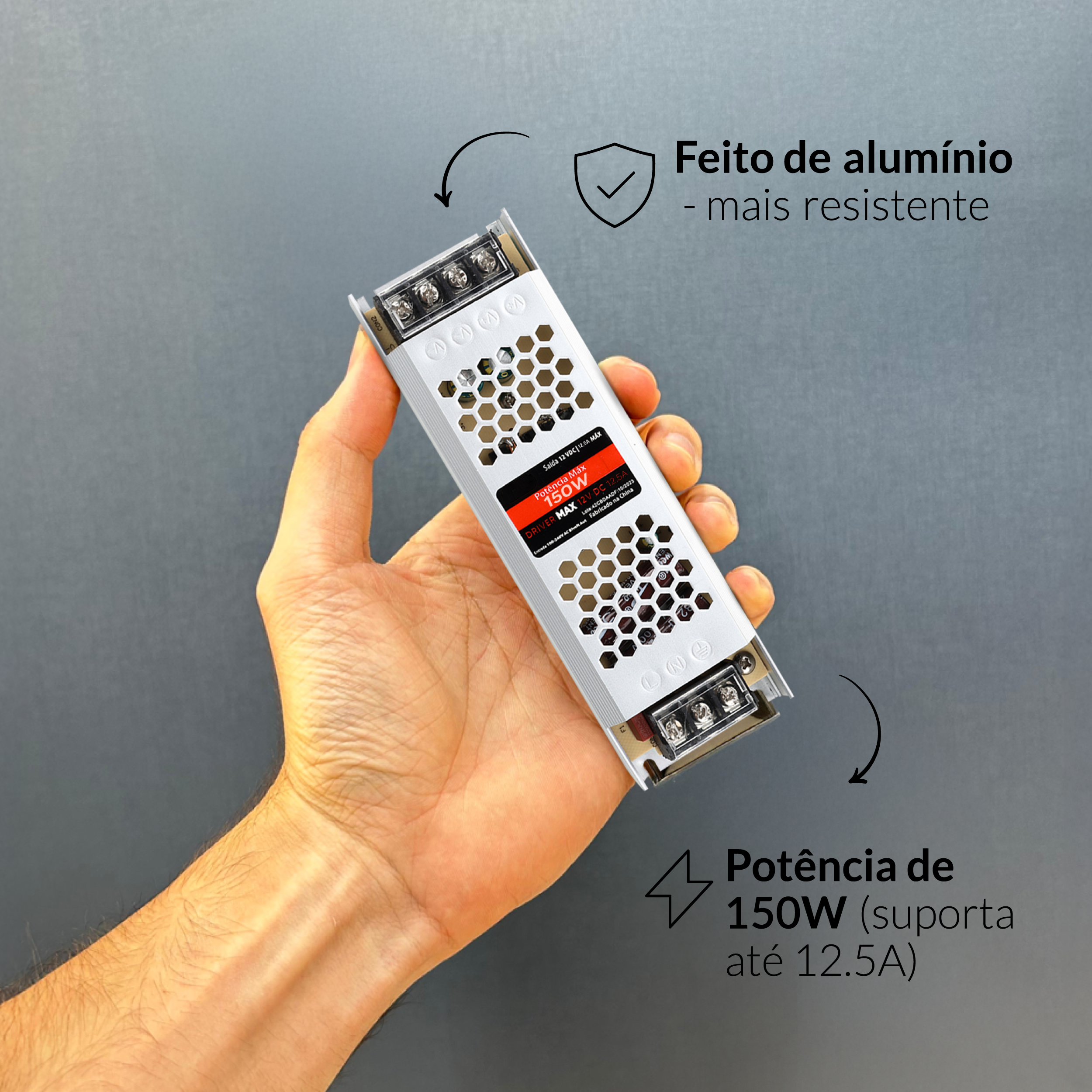 Fonte driver Max 150w 12.5a Bivolt Alut