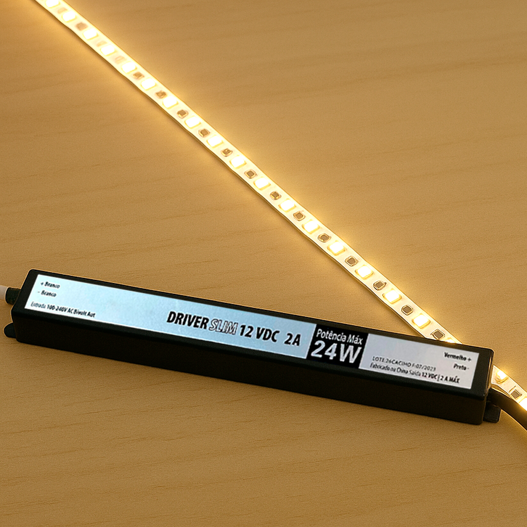 Fonte driver Slim 24w 2a Bivolt Alut