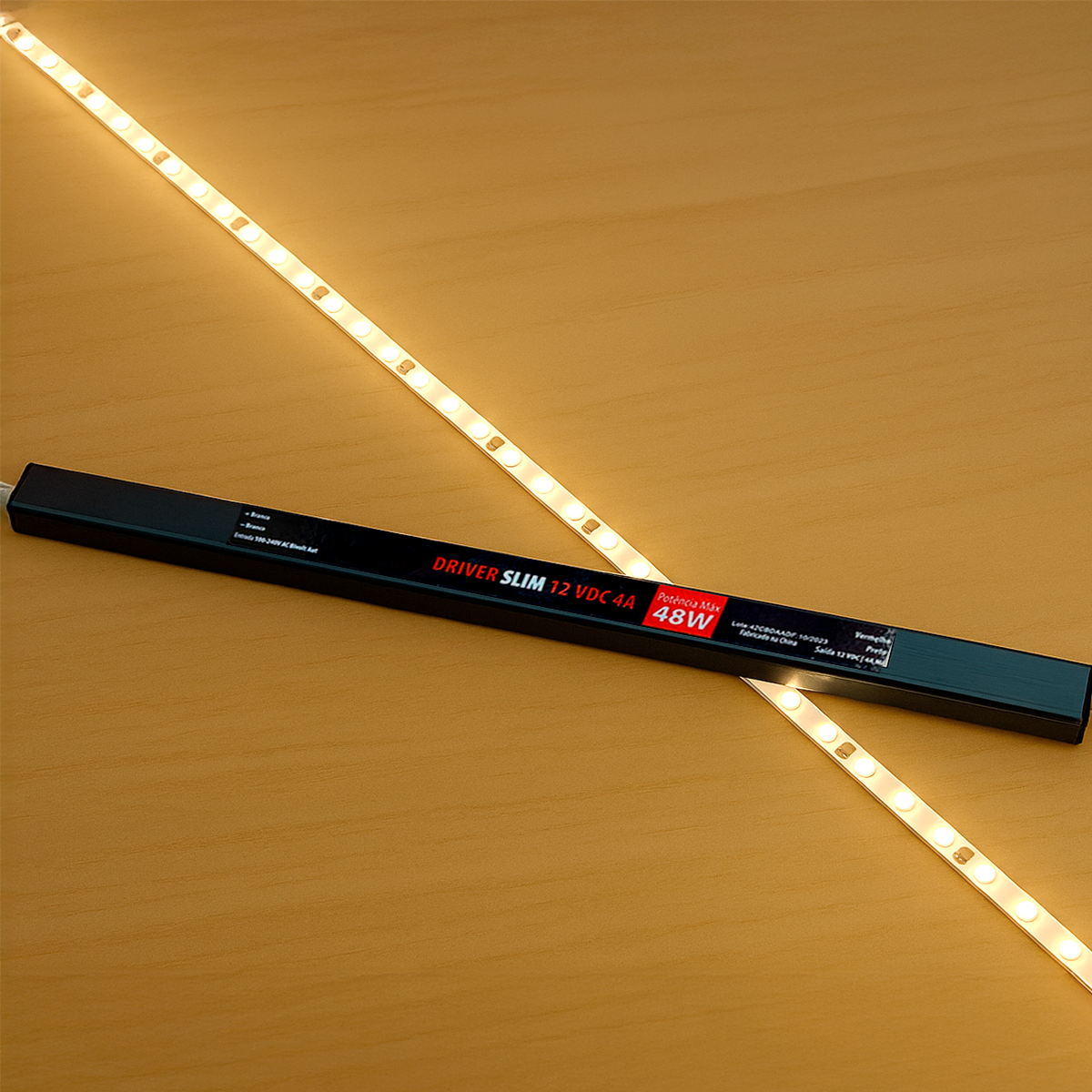 Fonte driver Slim 48w 4a Bivolt Alut