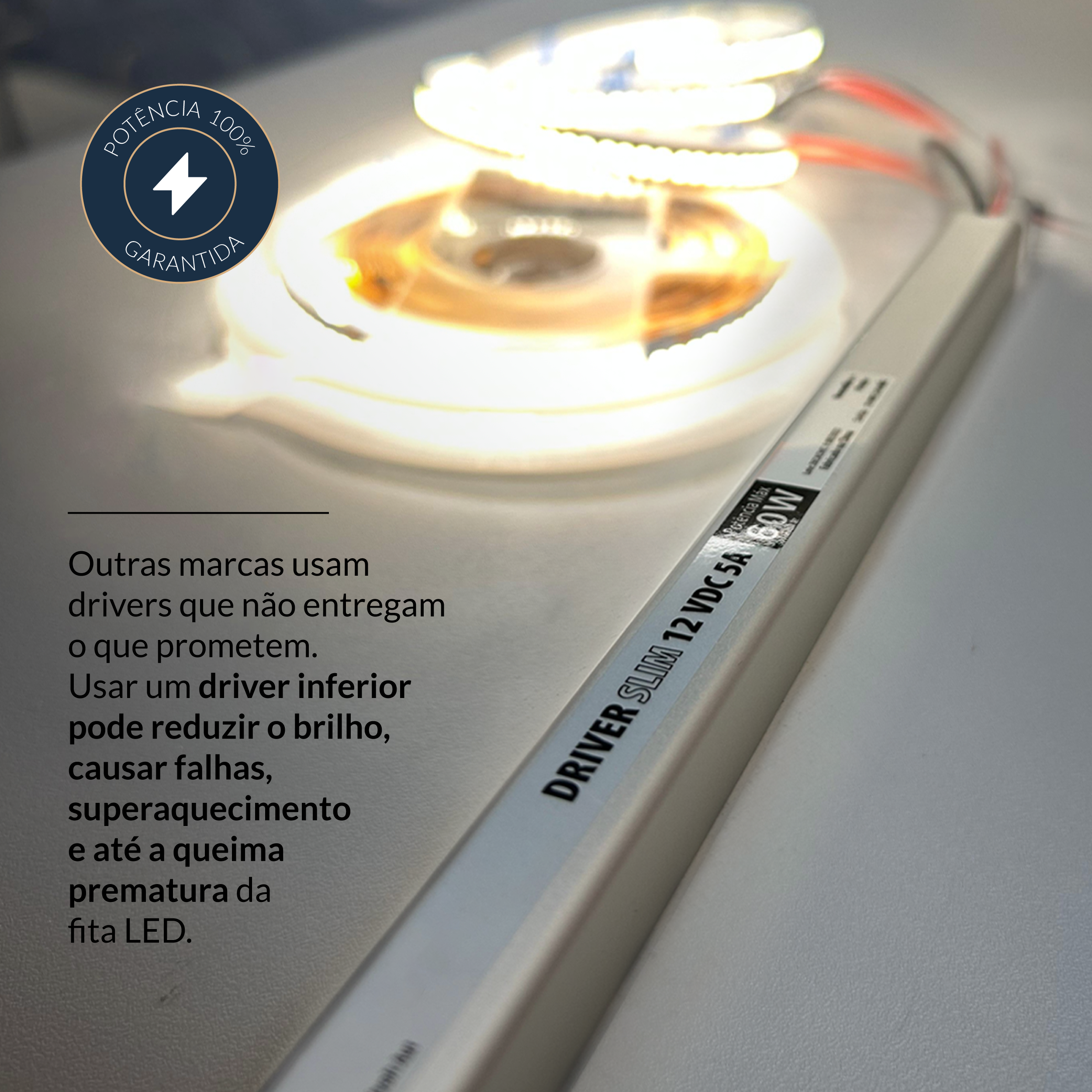 Fonte driver Slim 60w 5a Bivolt Alut