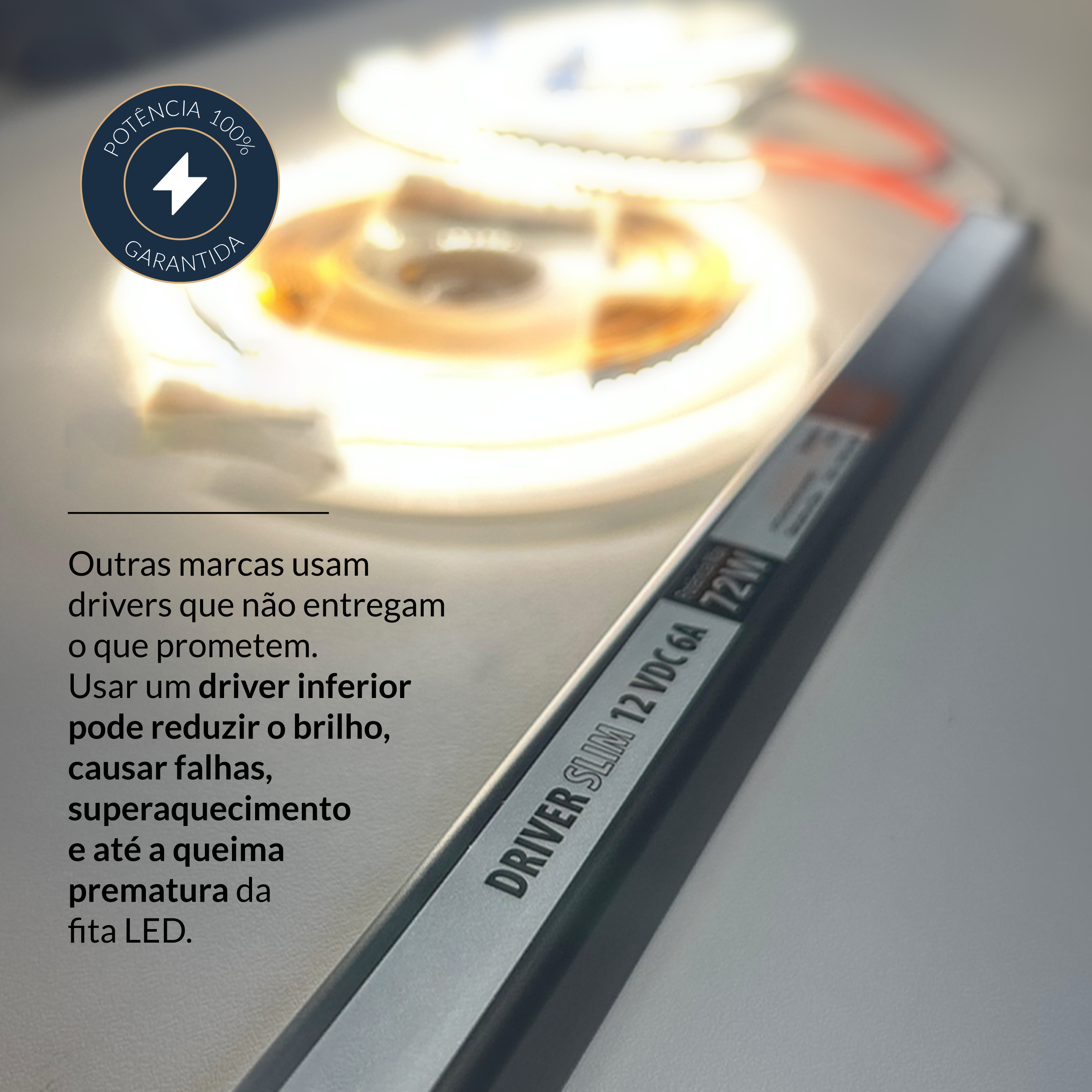 Fonte driver Slim 72w 6a Bivolt Alut