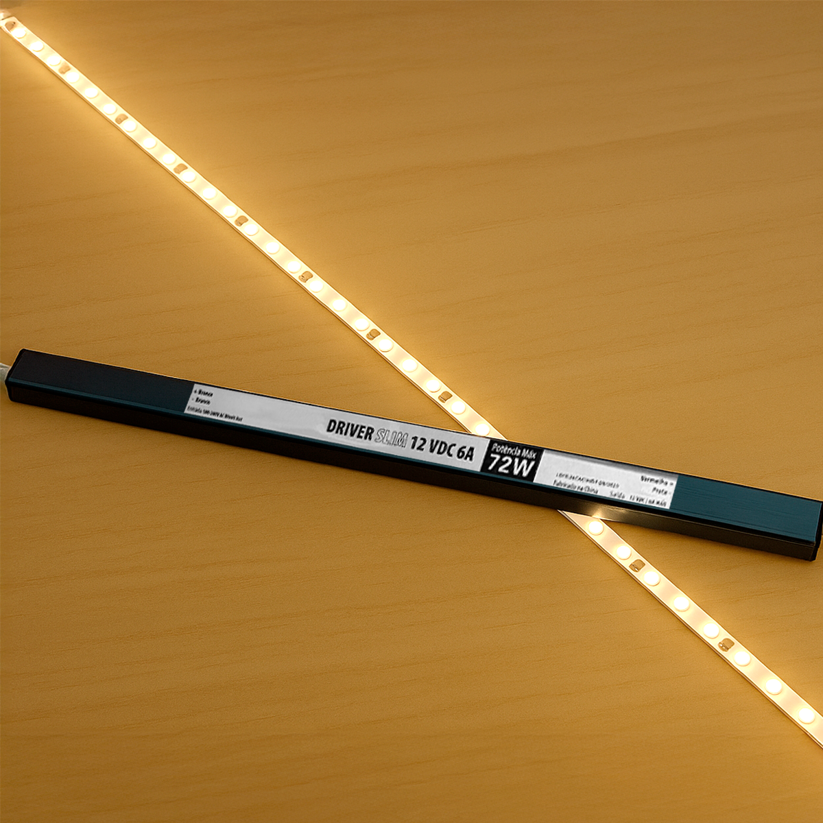 Fonte driver Slim 72w 6a Bivolt Alut