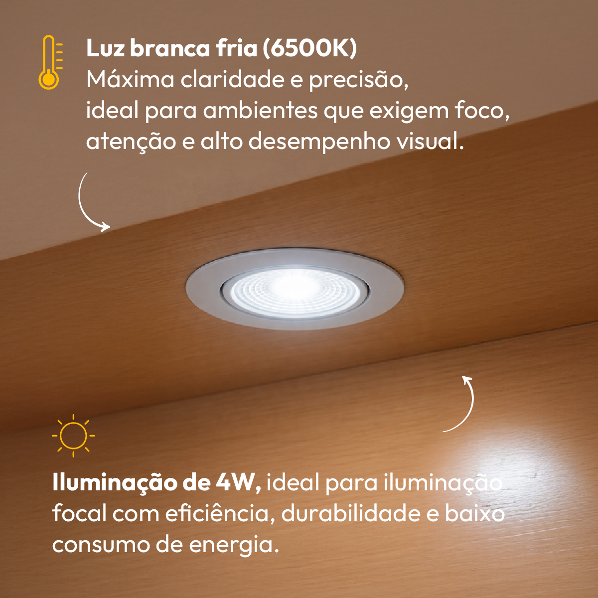 Lâmpada Led Dicróica MR11 4w 6500k Branco Frio GU10 Bivolt Branco Alut