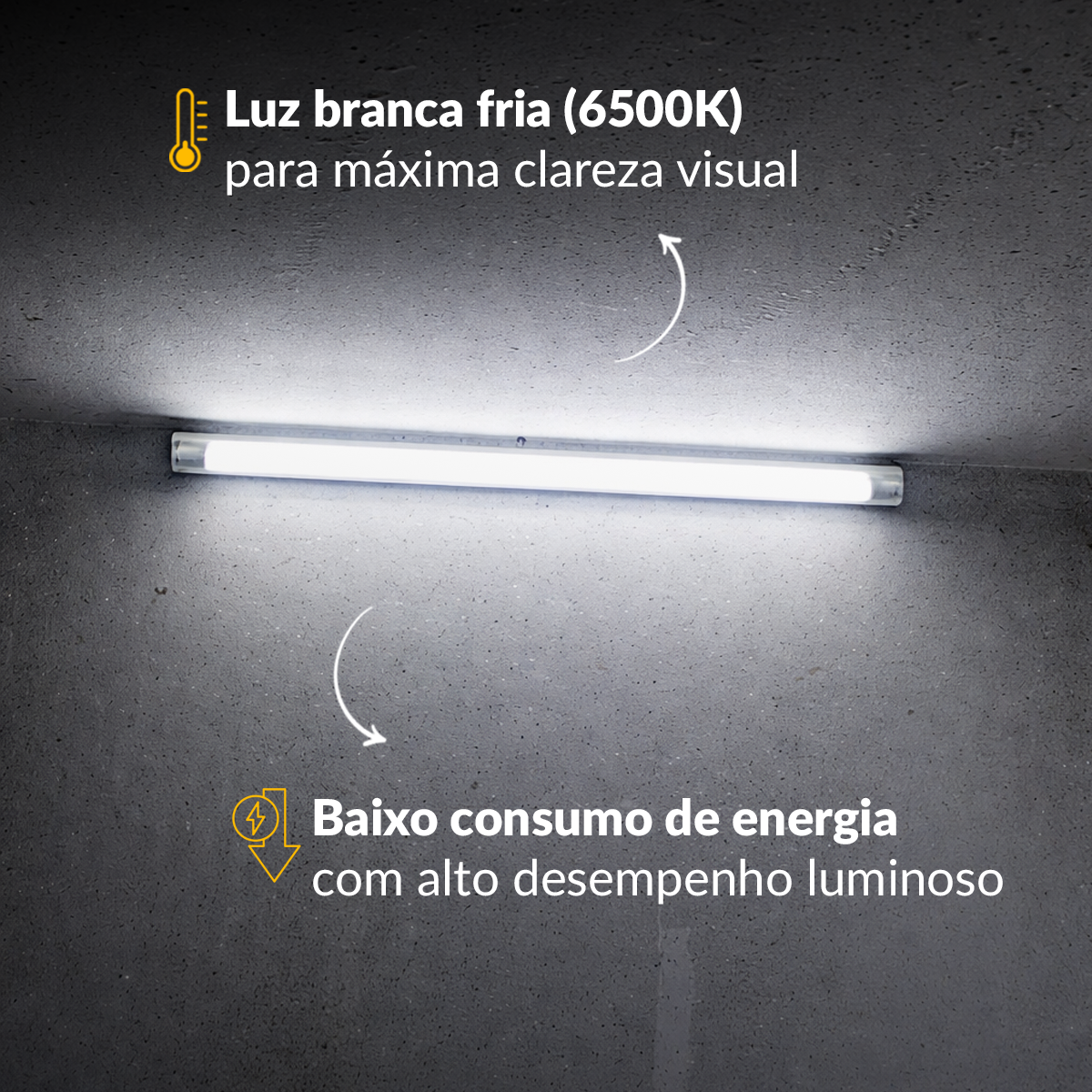 Lâmpada Led Tubular T5 9w 6500k Branco Frio Alut