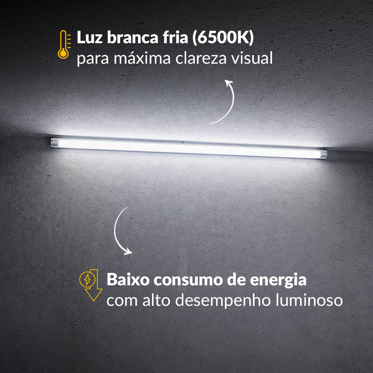 Lâmpada Led Tubular T5 6500k Bivolt 18w Alut