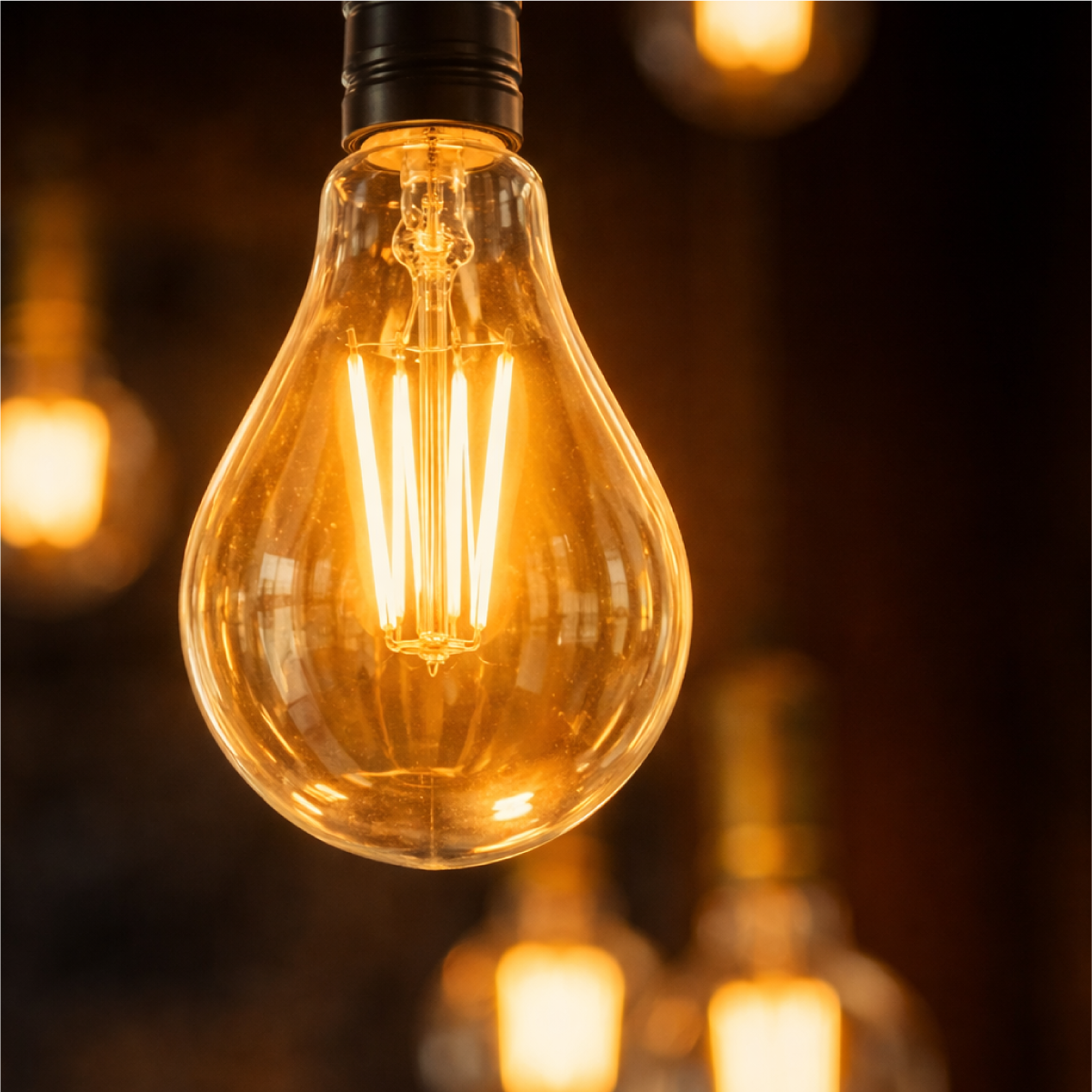 Kit 5 Lampada Led Pera Retro A60 4w 2200k Branco Quente E27 110v/220v Alut By Avant