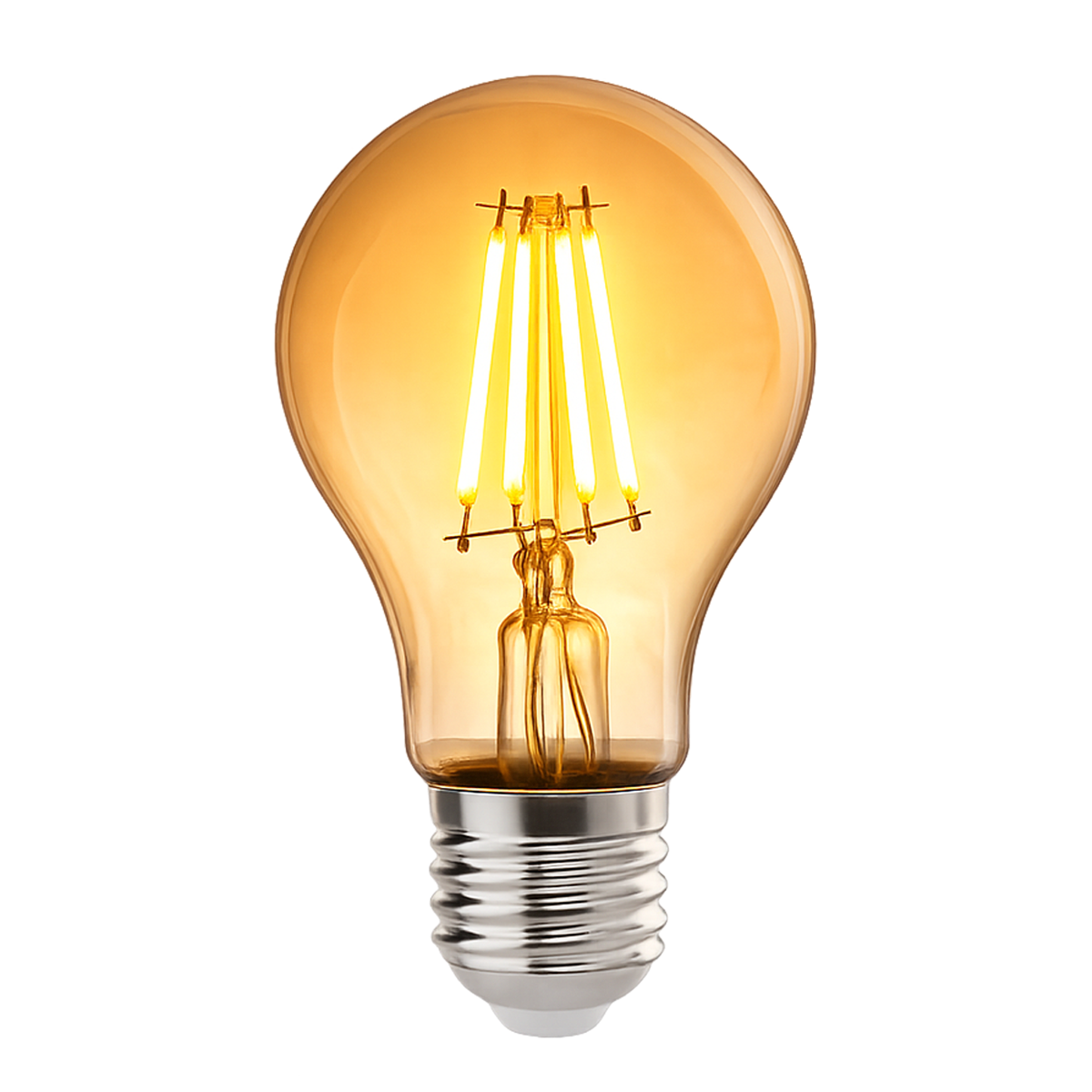 Kit 5 Lampada Led Pera Retro A60 4w 2200k Branco Quente E27 110v/220v Alut By Avant