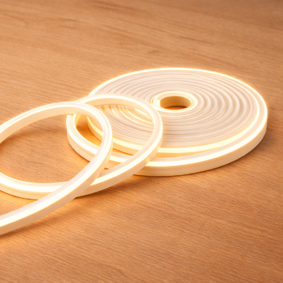 Fita Led Sotille Neon 5m 20w 3000k Branco Quente 12v Alut