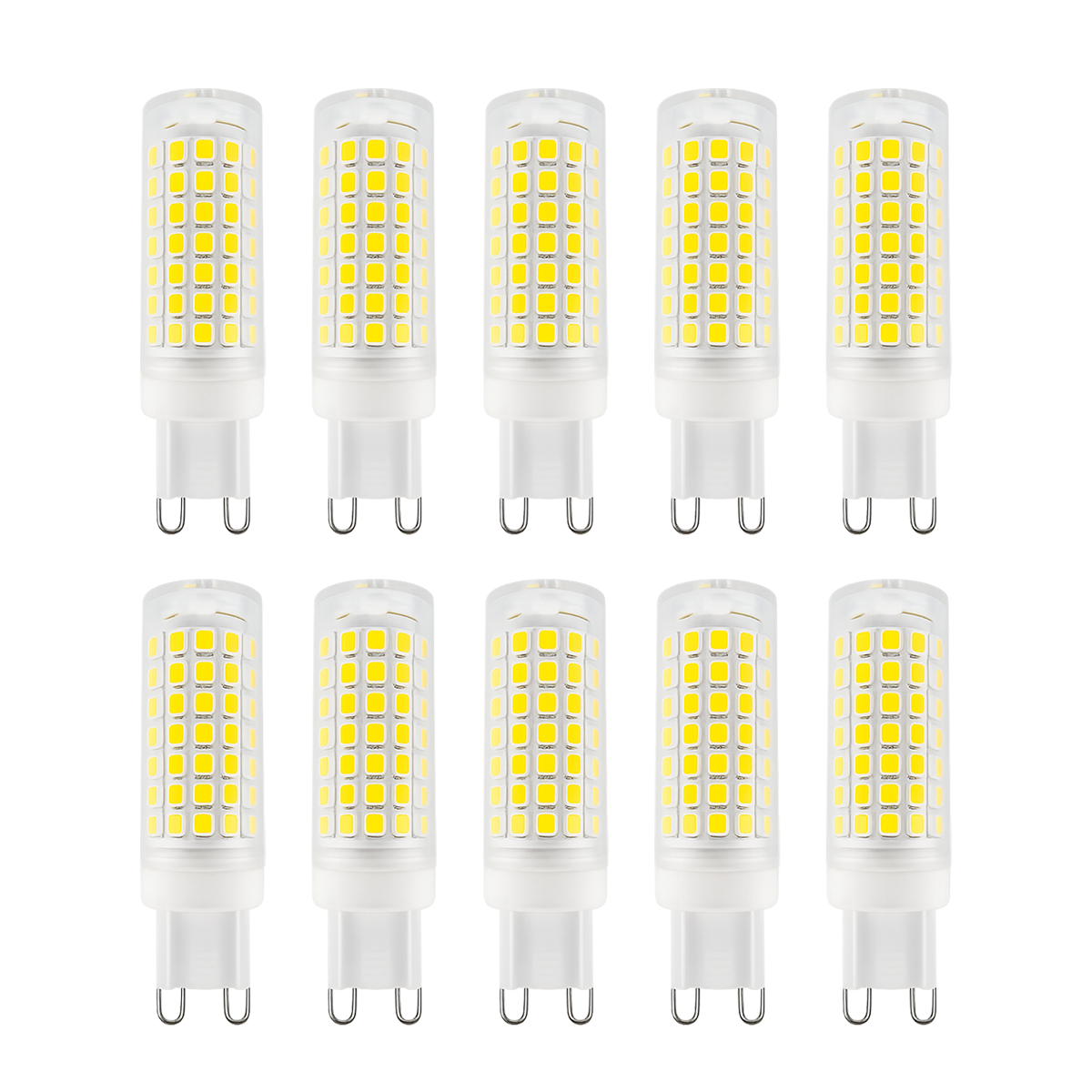 Kit 10 Lâmpada Led Luxpin Points 8w 4000k Branco Neutro G9 127v Branco Alut