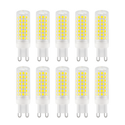 Kit 10 Lâmpada Led Luxpin Points 8w 4000k Branco Neutro G9 127v Branco Alut