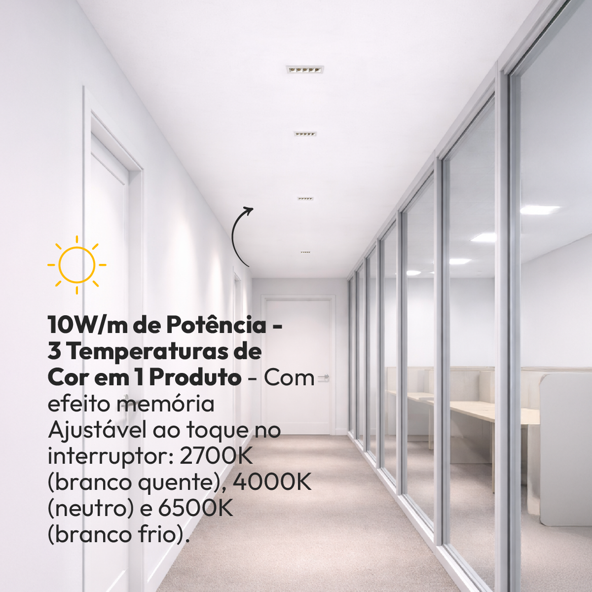 Spot Led Dots 10w 2700k/6500K Branco Quente/Frio 110v/220v Bivolt Embutir Branco Alut