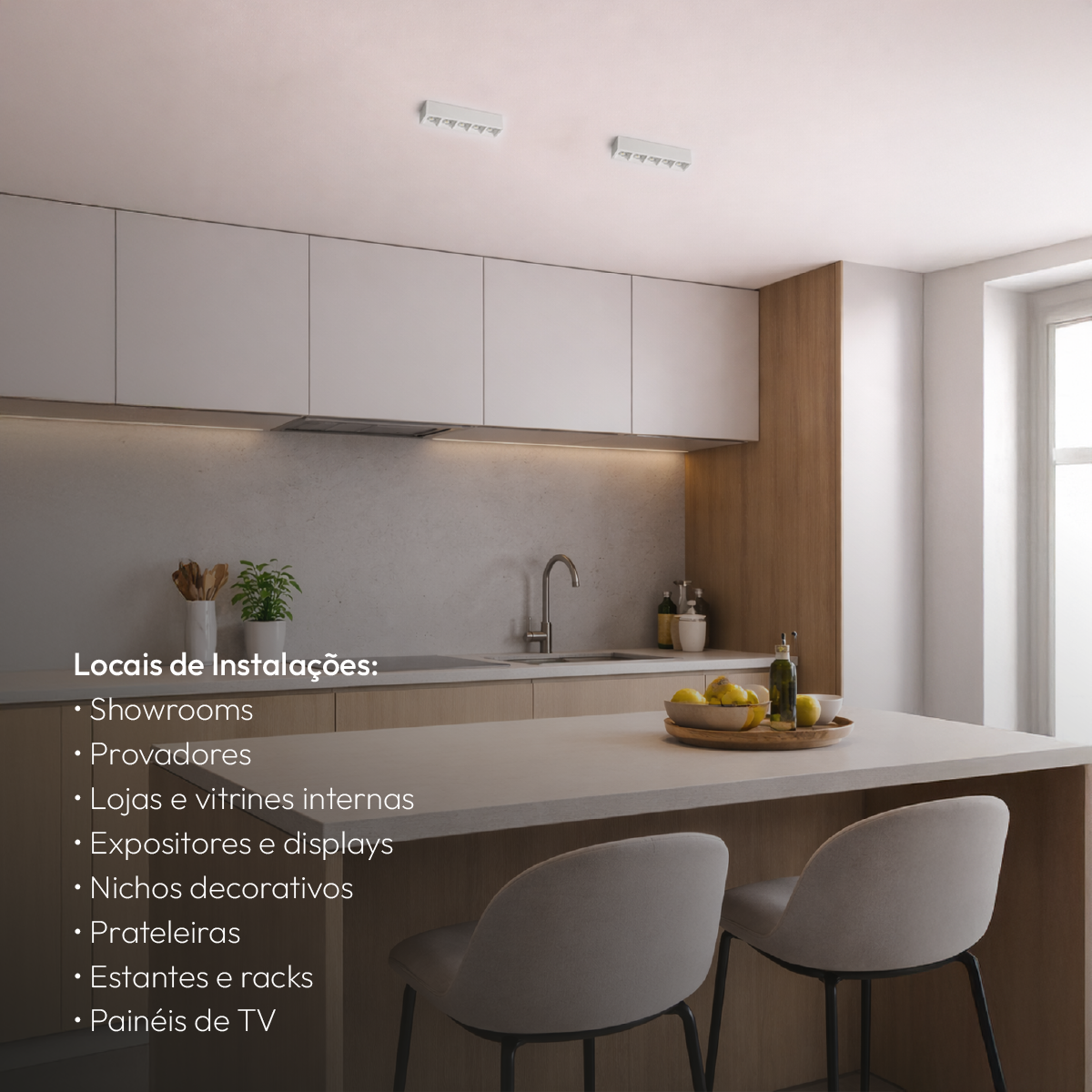 Spot Led Dots Sobrepor 10W 2700k/6500K Branco Bivolt Alut