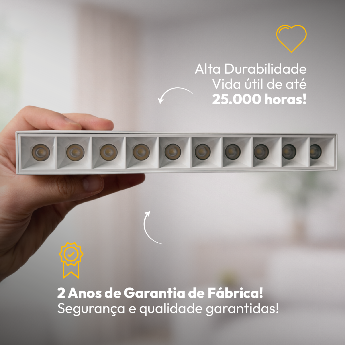 Spot Led Dots Sobrepor 20W 2700k/6500K Branco Bivolt Alut