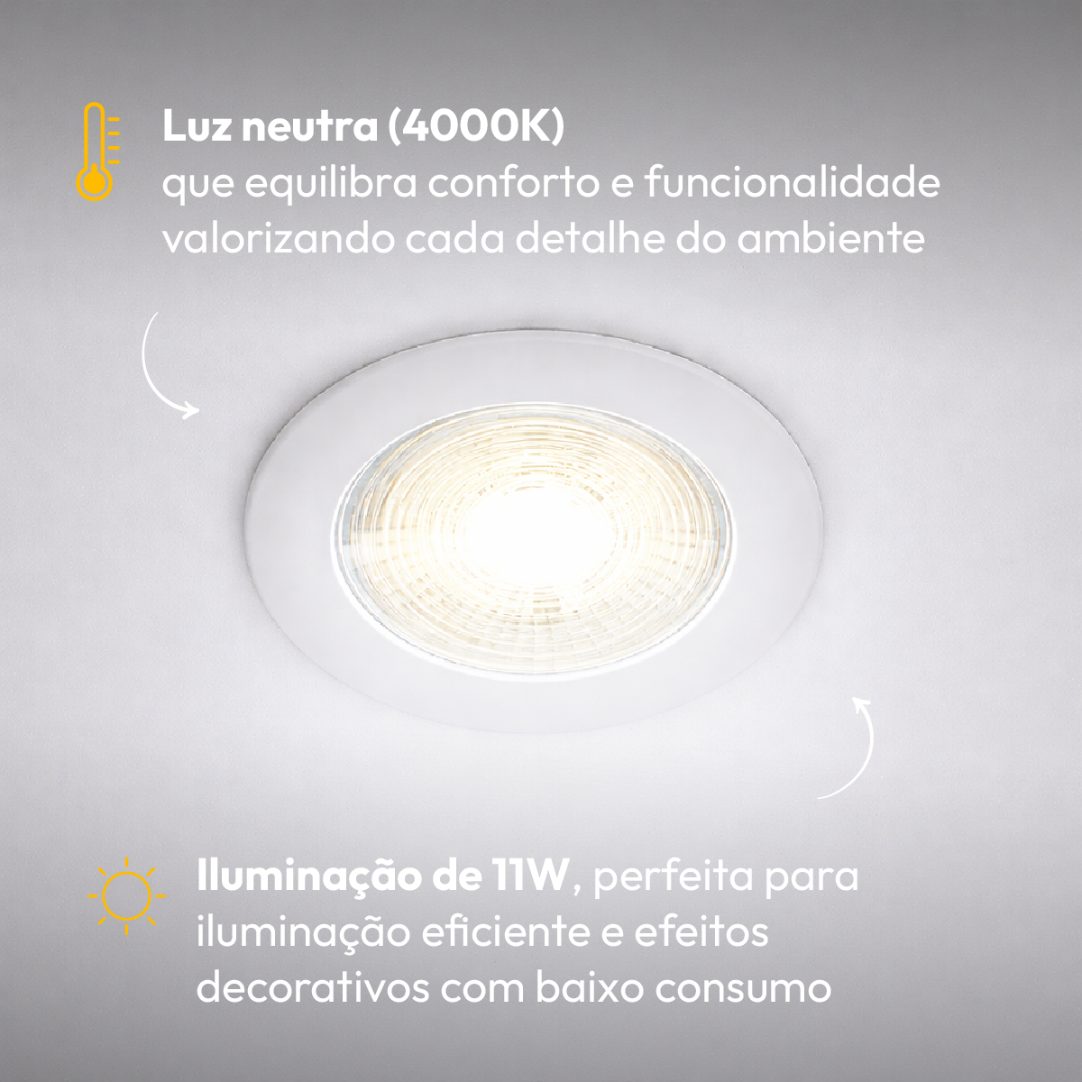 Lâmpada Led Par30 11w 4000k Branco Neutro E27 Bivolt Branco Alut