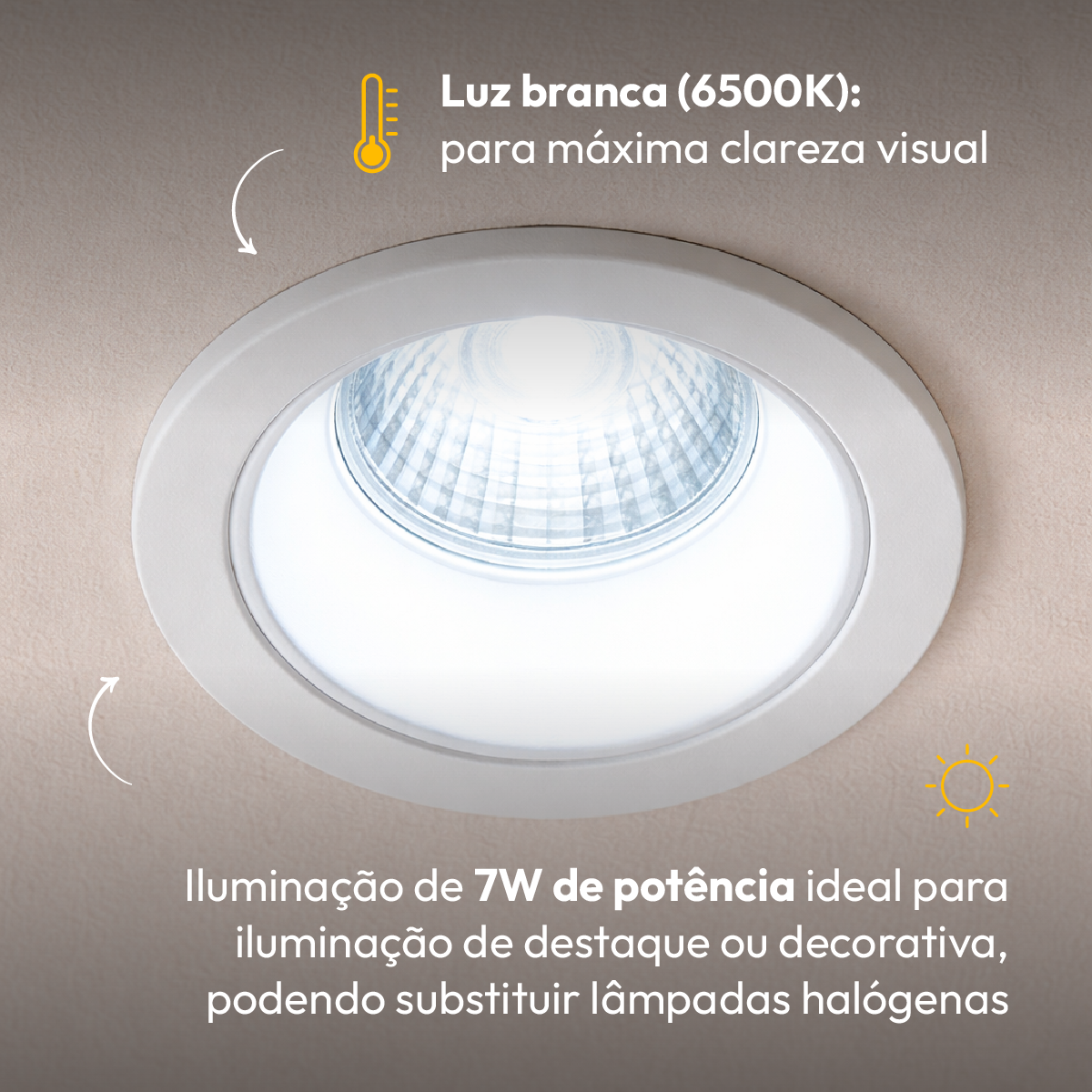 Lâmpada Led Par20 7w 6500k Branco Frio E27 Bivolt Branco Alut