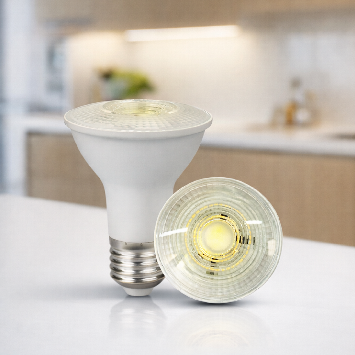 Lâmpada Led Par20 7w 3000k Branco Quente E27 110v/220v Branco Alut