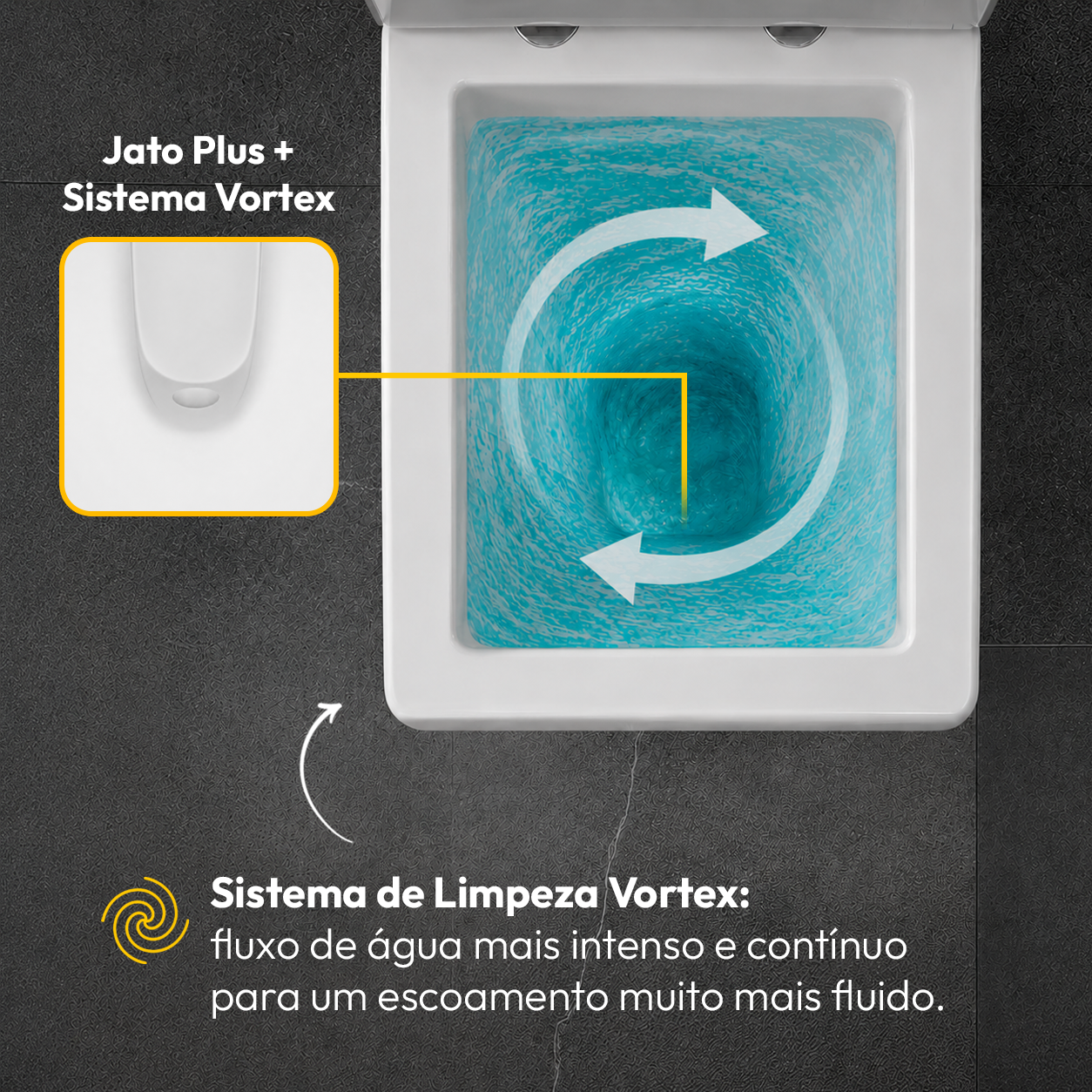 Vaso Sanitário Monobloco Vertex Completo com Caixa Acoplada Privada Cerâmica Branca Alut