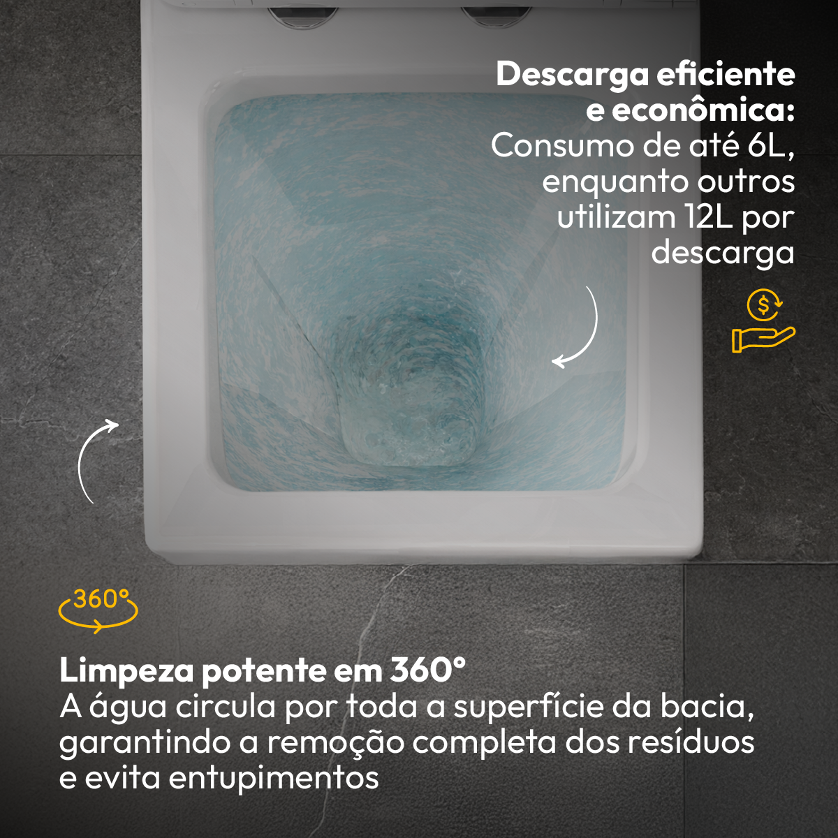Vaso Sanitário Monobloco Vertex Completo com Caixa Acoplada Privada Cerâmica Branca Alut