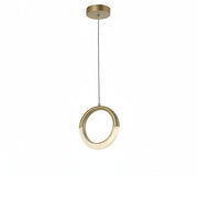 Luminária Pendente Led Arco 5W Seleção de Temperatura Quente/Neutro/Frio Dourado Alut