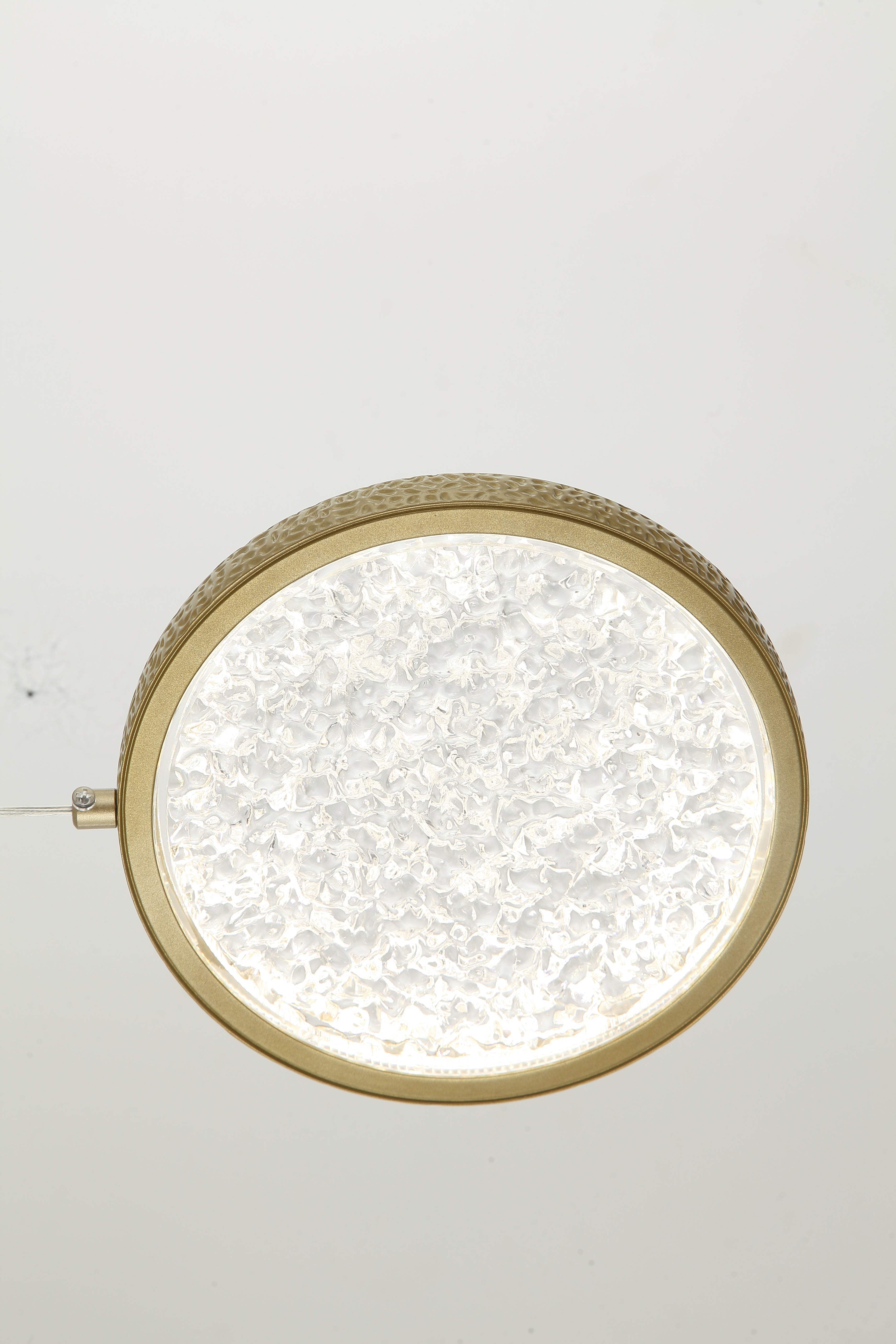 Luminária Pendente Led Oslo 5W Seleção de Temperatura Quente/Neutro/Frio Dourado Alut