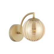 Arandela Led Cristal 12W Seleção de Temperatura Branco Quente/Frio Dourado Alut
