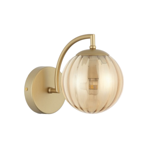 Arandela Led Cristal 12W Seleção de Temperatura Branco Quente/Frio Dourado Alut