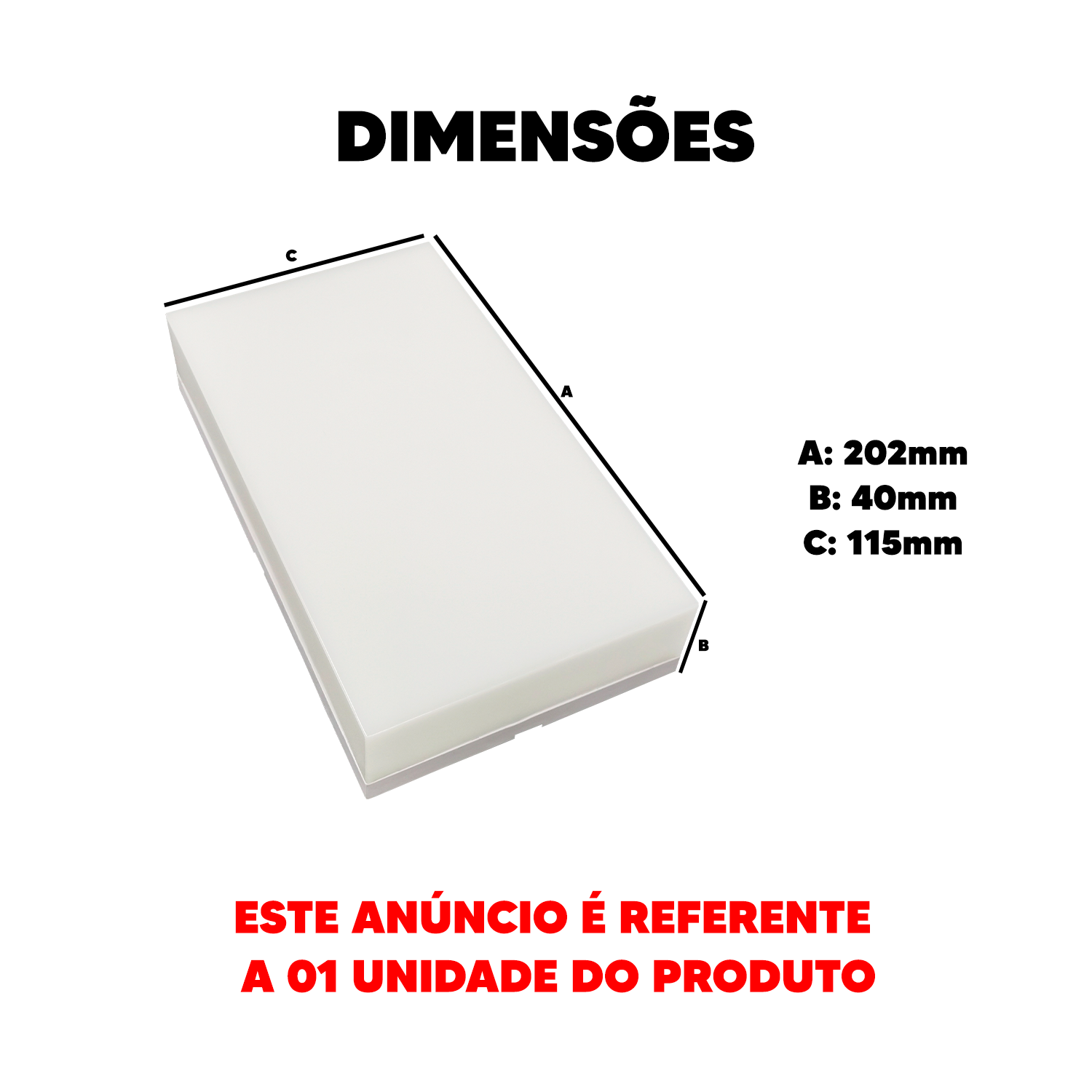 Arandela Led Slim 12W 2700K Branco Quente Bivolt IP65 Branco Alut