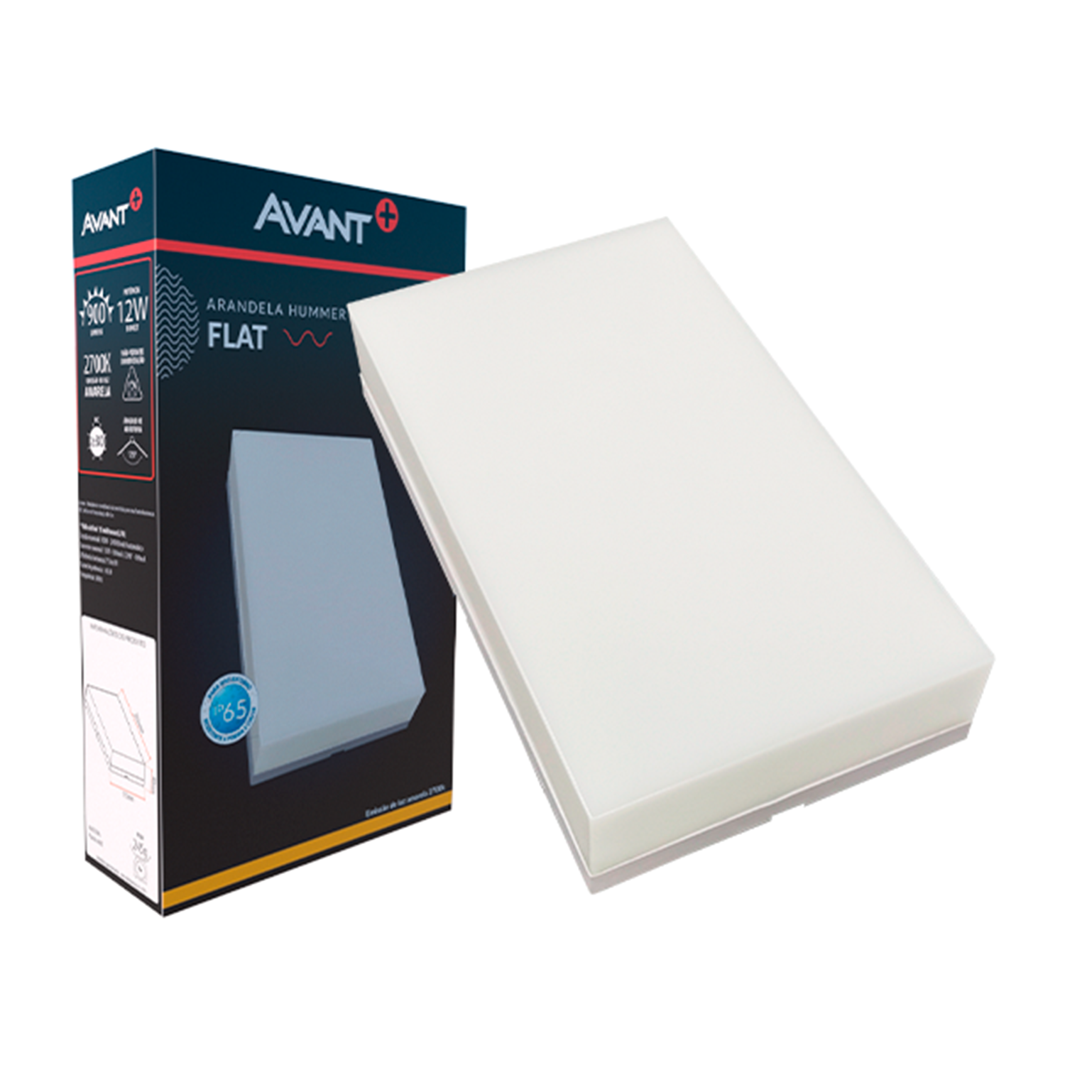 Arandela Led Slim 12W 2700K Branco Quente Bivolt IP65 Branco Alut