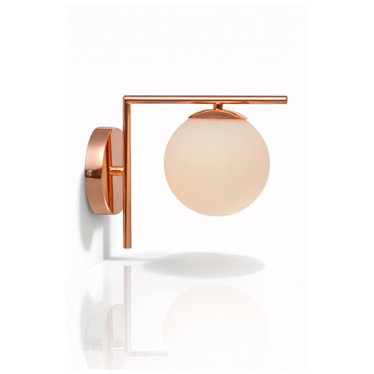 Arandela Led Luna Bivolt Cobre Brilho Alut