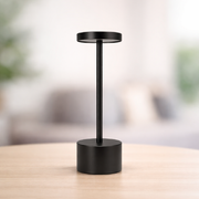 Luminária de Mesa Led Sem Fio Glow 4w Branco Quente/Frio Recarregável Preto Alut