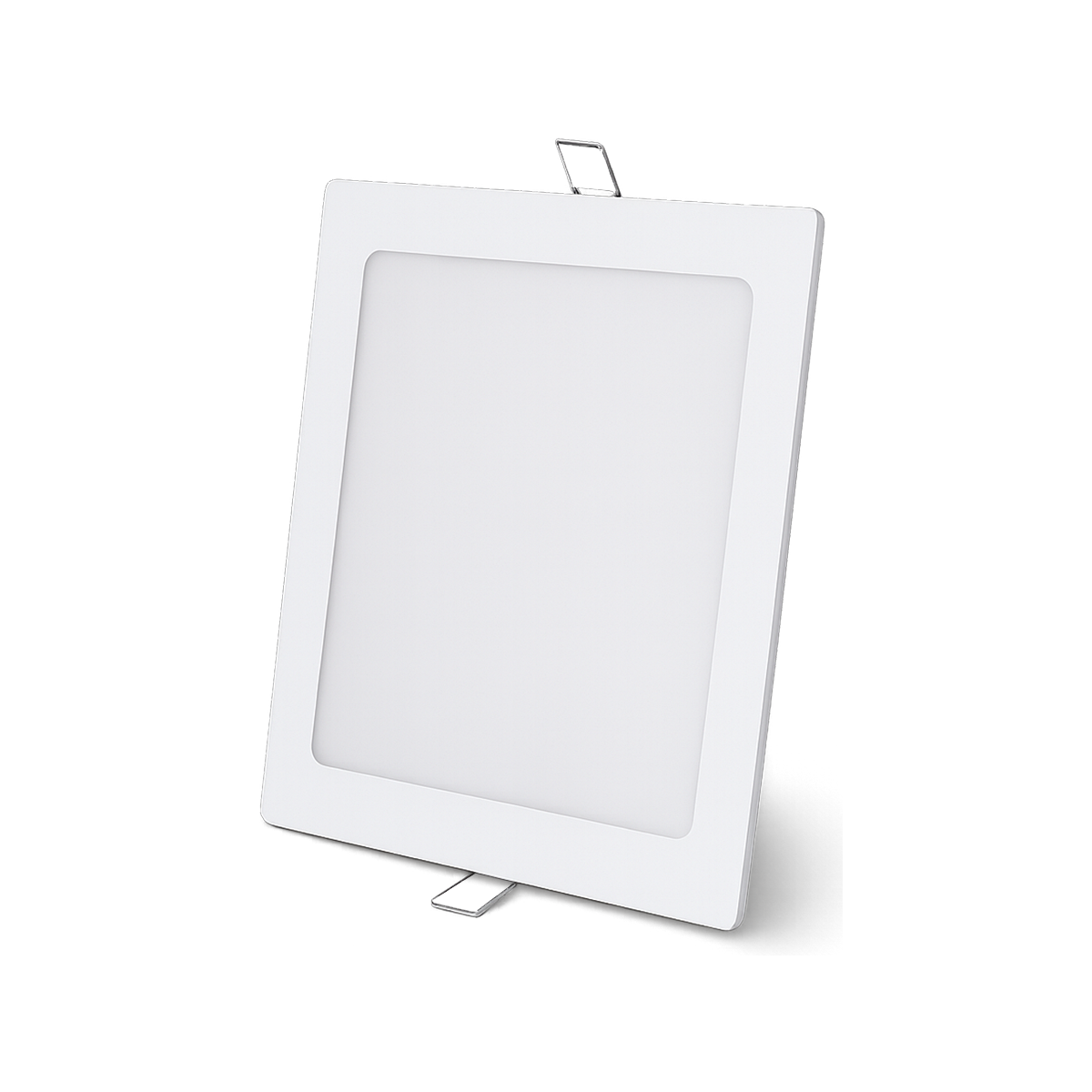 Painel Led Plafon Aluminio Embutir 18w 3000k Branco Quente 22x22 Quadrado Branco Cod: ALUT190070 Alut By Avant