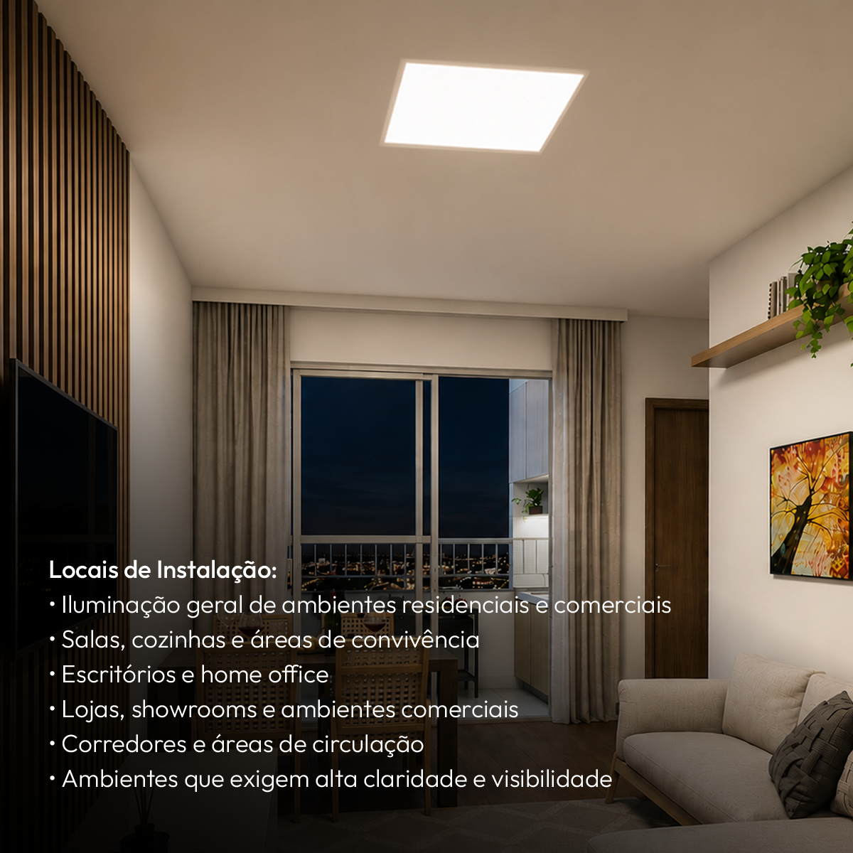 Painel Led Plafon Alumínio Embutir 30w 4000k Branco Neutro 40cm Quadrado Alut By Alut