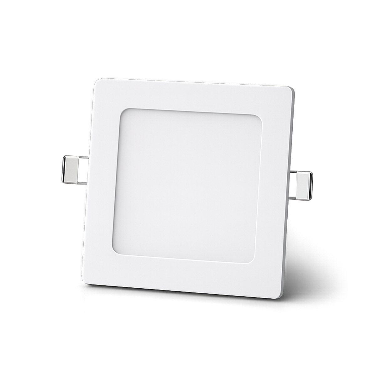 Painel Led Plafon Aluminio Embutir 6w 6500K Branco Frio 12x12Cm Quadrado Cod: ALUT001971 Alut By Avant