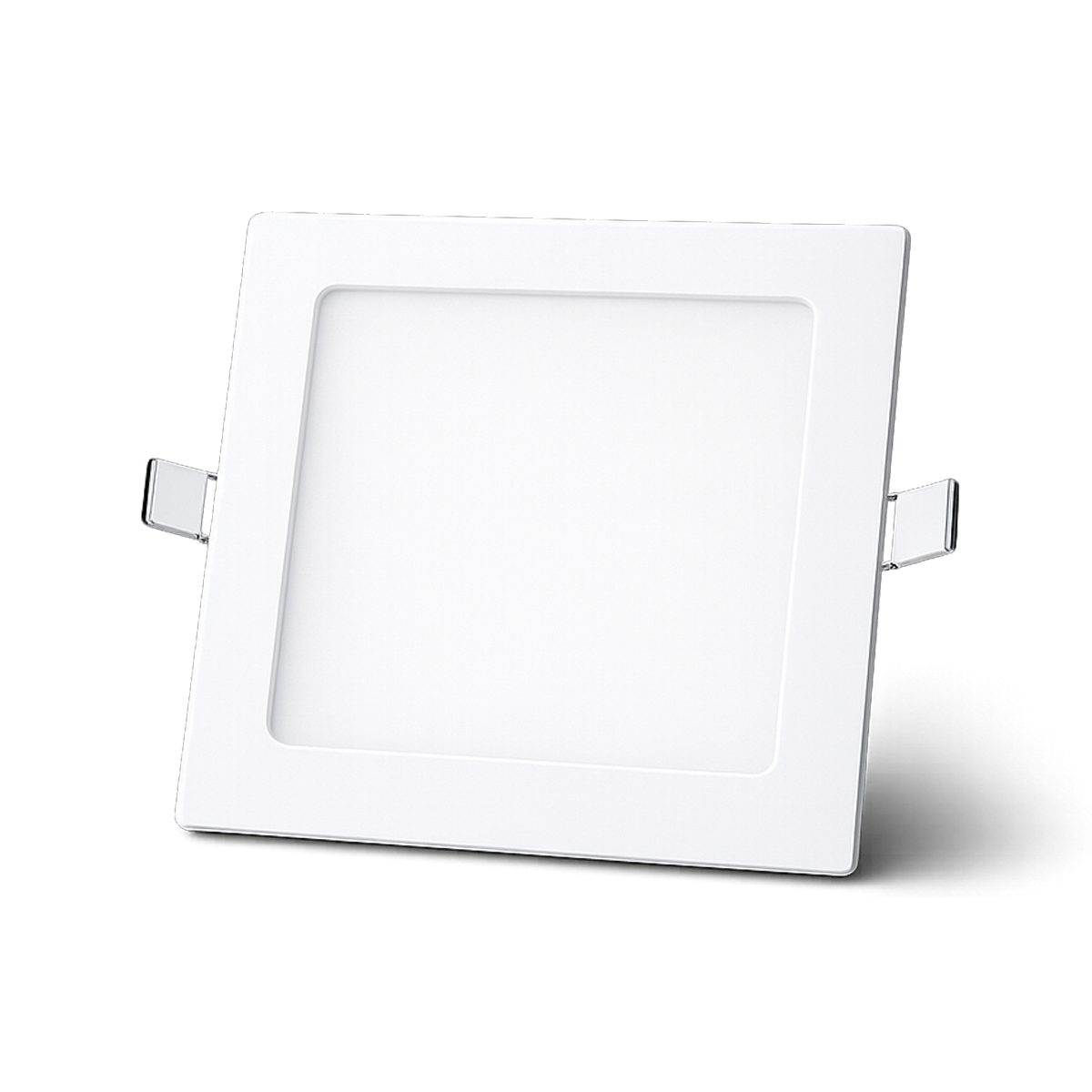 Painel Led Plafon Aluminio Embutir 12w 4000k Branco Neutro 17x17Cm Quadrado Cod: ALUT001976 Alut By Avant