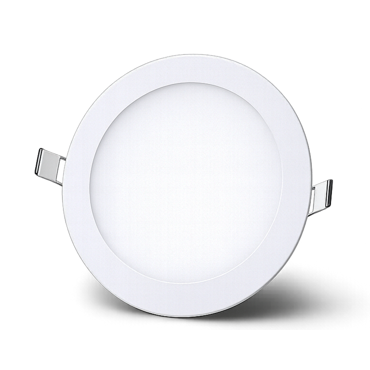 Painel Led Plafon Aluminio Embutir 12w 6500K Branco Frio 17cm Redondo Cod: ALUT001980 Alut By Avant