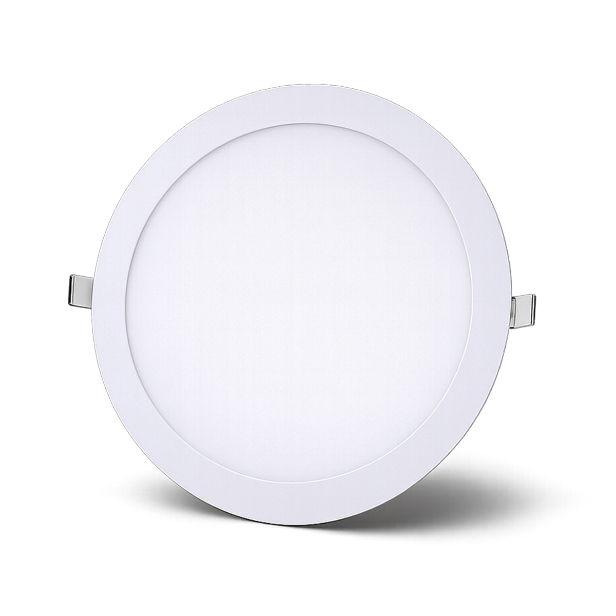 Painel Led Plafon Aluminio Embutir 24w 4000k Branco Neutro 29cm Redondo Alut By Avant