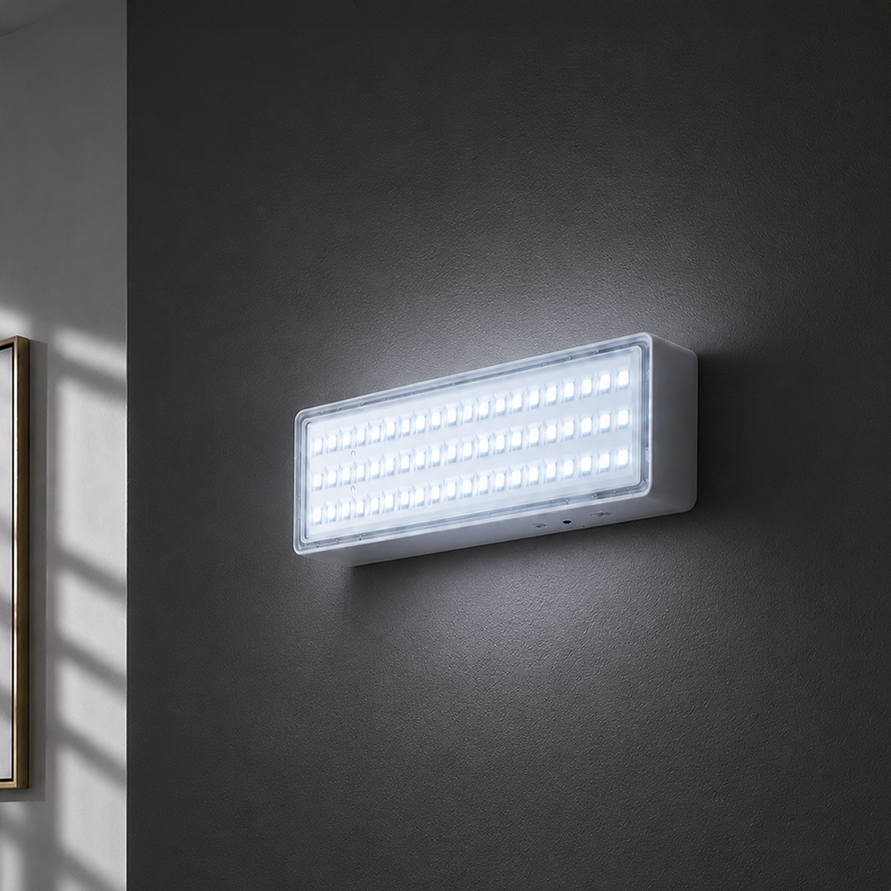 Luminaria Led Emergencia 4w 6000k Bivolt Branco Alut