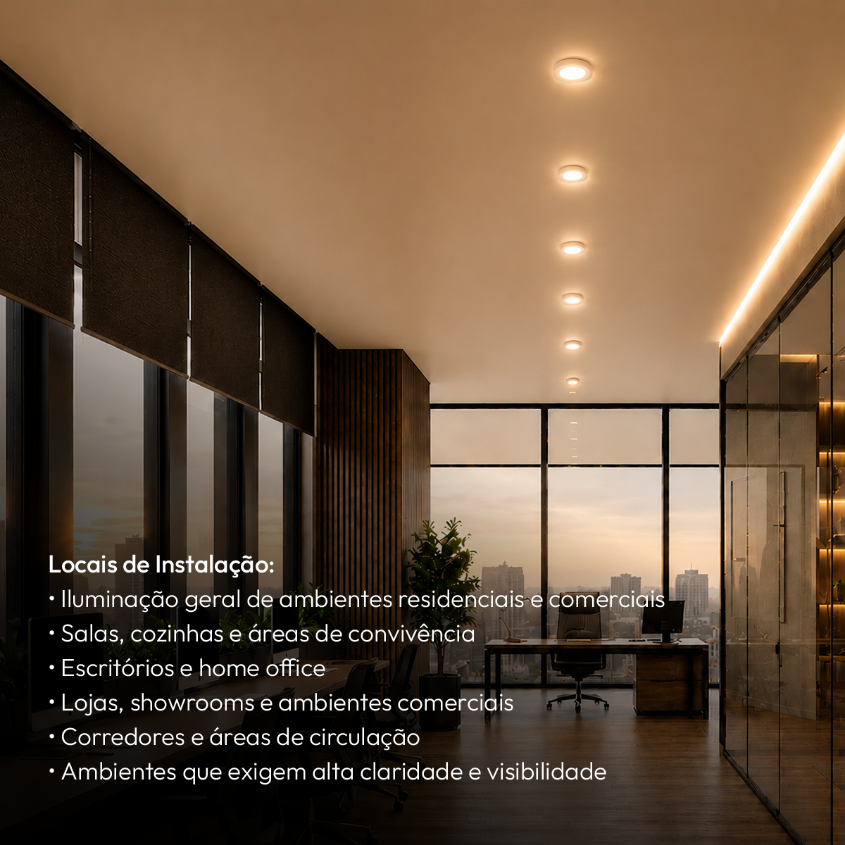 Painel Led Plafon Aluminio Sobrepor 6w 3000k Branco Quente 12cm Redondo Alut