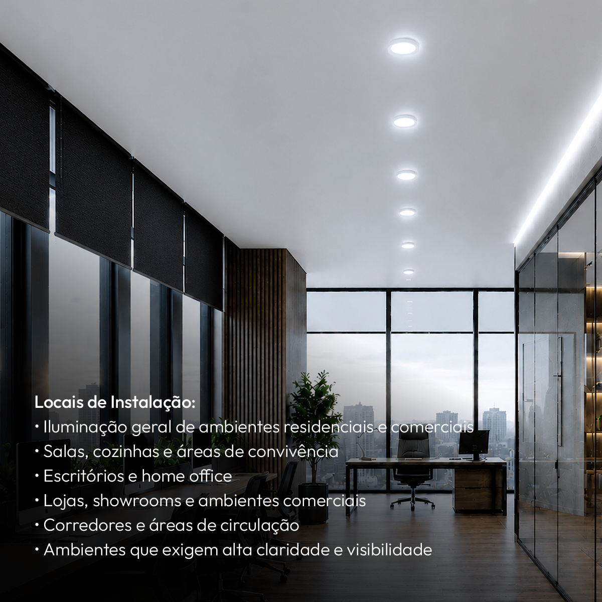 Painel Led Plafon Aluminio Sobrepor 6w 6500K 12cm Redondo Alut