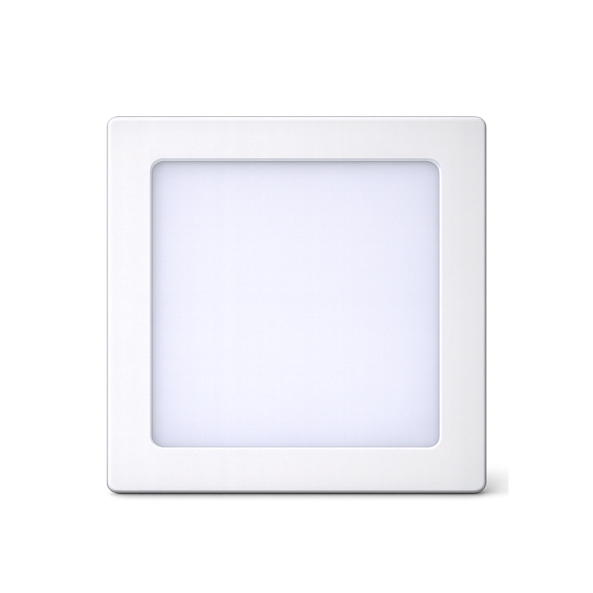 Painel Led Plafon Aluminio Sobrepor 12w 6500K Branco Frio 17x17cm Quadrado Alut