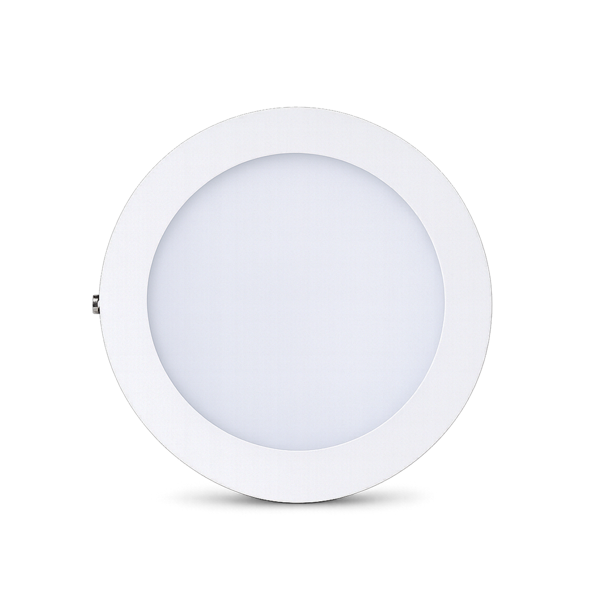 Painel Led Plafon Aluminio Sobrepor 12w 4000k Branco Neutro 17cm Redondo Alut